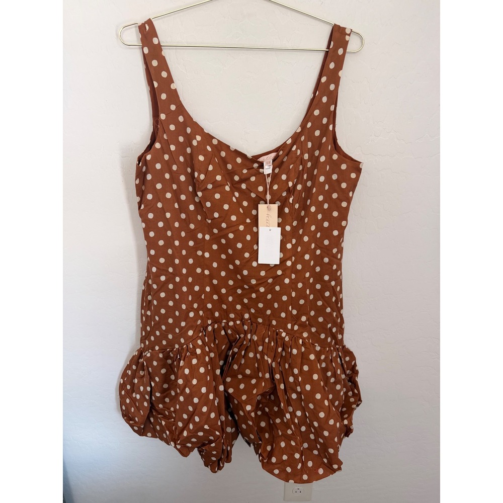 Hutch Polka Dot Bubble Hem Mini Pinup Retro 1950s Style Dress Plus Size 16W NEW